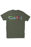  Fatbol Unisex Tee - Forest Stearns - "Tree Of Life" - Forest Green