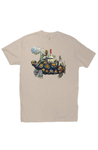 Fatbol Unisex Tee - Forest Stearns - "Turtle Factory" - Cream