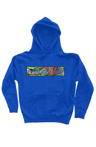 Fatbol Unisex Pullover Hoody - Forest Stearns "Tree of Life" - Blue