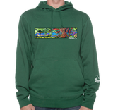 Fatbol unisex Pullover Hoody - Forest Stearns "Tree of Life" - Green