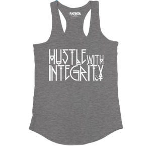 Hustle With Integrity Racerback - Ash