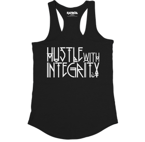 Hustle With Integrity Racerback - Black